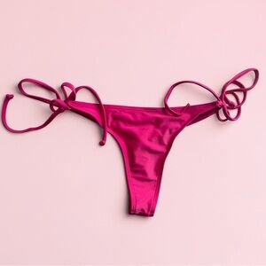 RELLECIGA Hot Pink Side-Tie Bikini Bottom